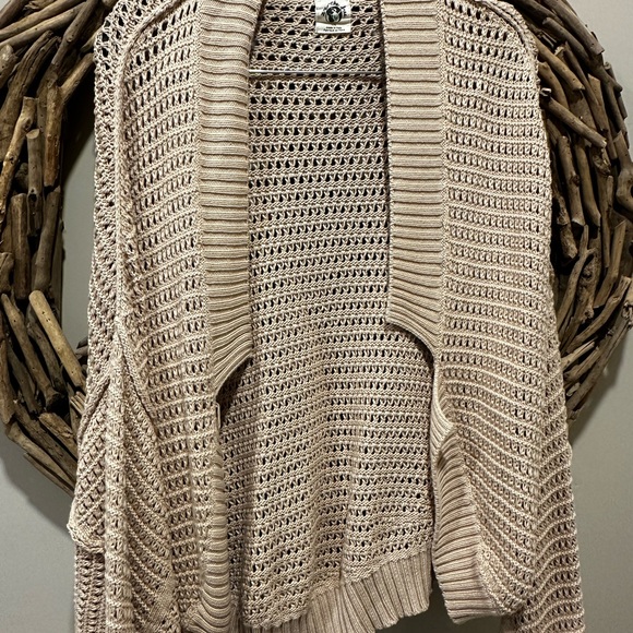 We The Free Beige Open-Knit Cardigan - Picture 4 of 5